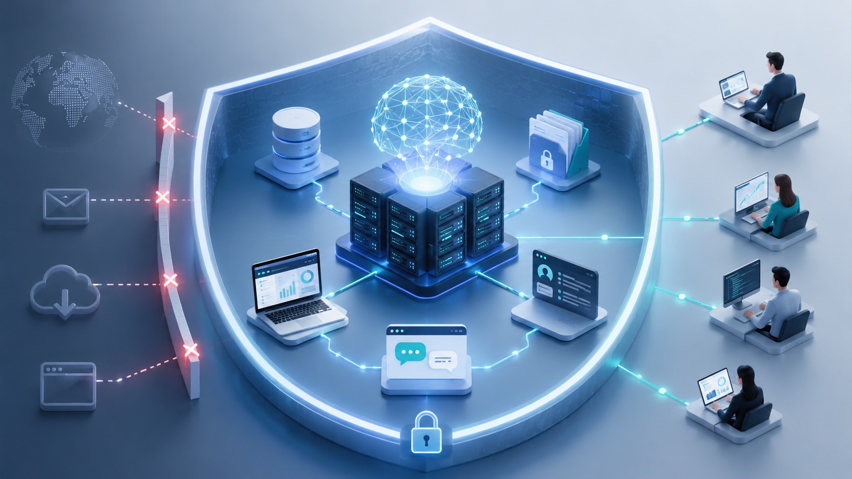 How to Build an Enclosed Internal AI Infrastructure That Prevents Uncontrolled Data Flows